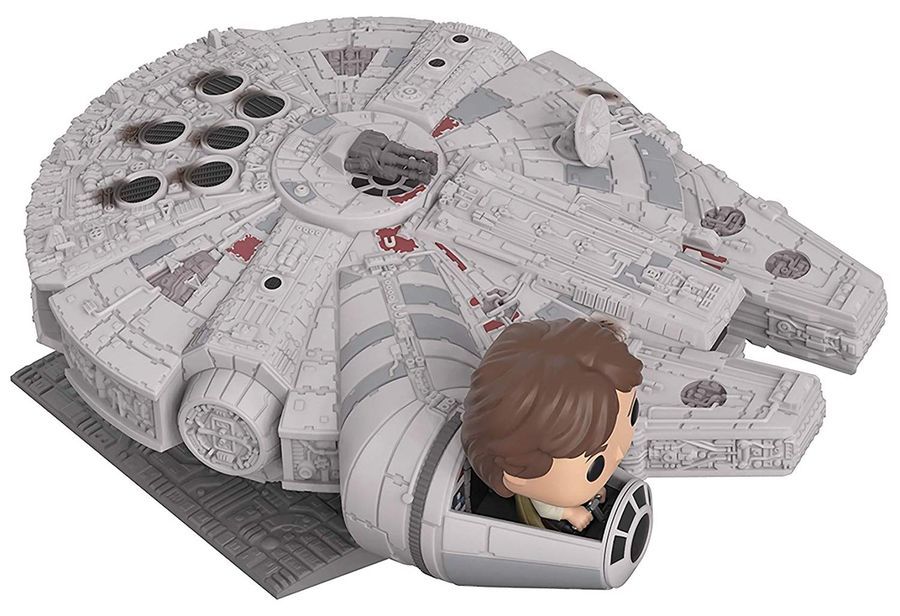 Star Wars: Han Solo & Millennium Falcon - Deluxe Pop! Vinyl Figure image