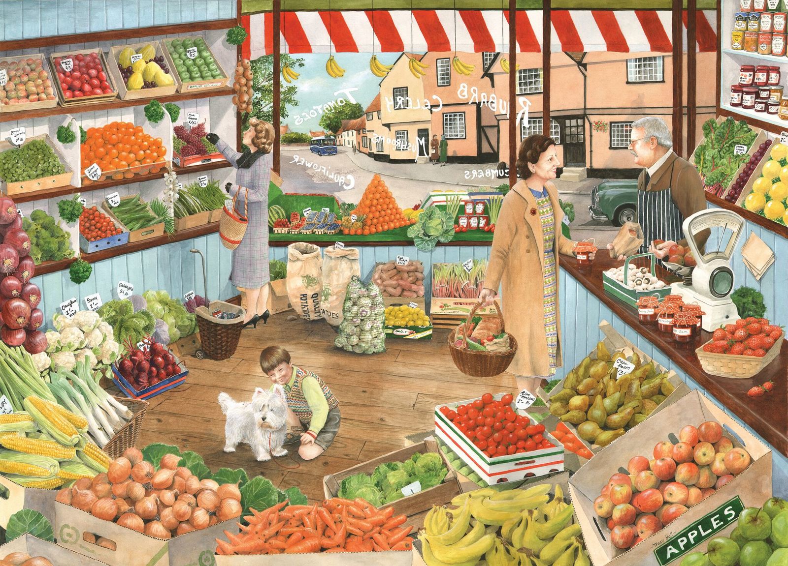 Holdson: 1000 Piece Puzzle Times Past 2 The Green Grocer