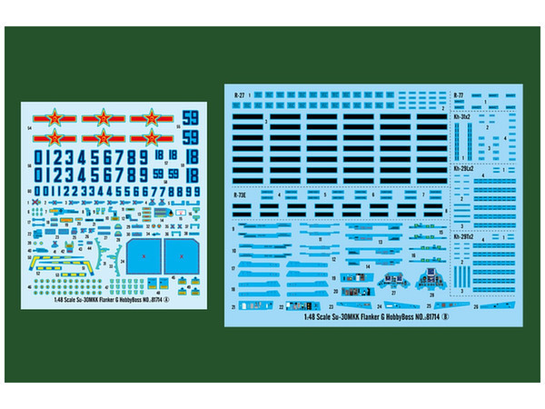 Hobby Boss: 1/48 Su-30 MMK Flanker G - Model Kit image