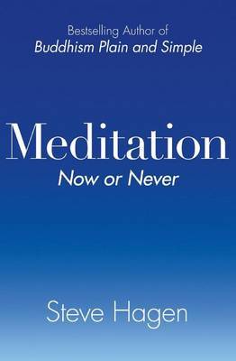 Meditation Now or Never by Steve Hagen image