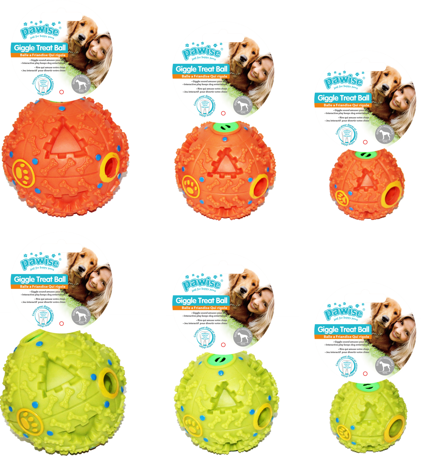 Pawise: Giggle Treat Ball - 7 cm image