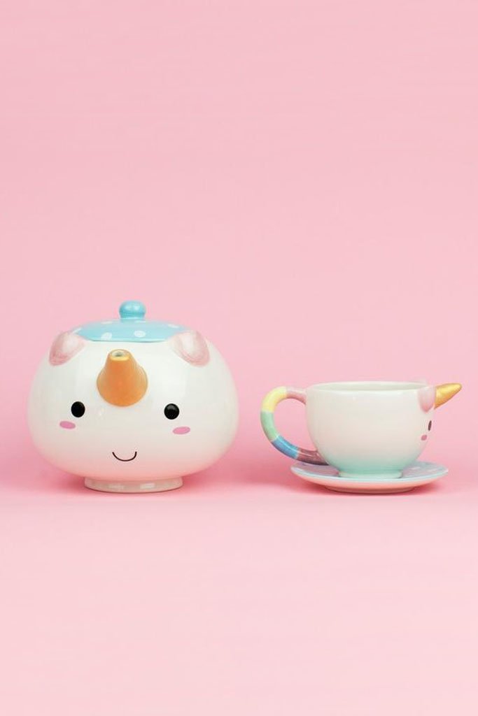 Elodie Unicorn Teapot Set