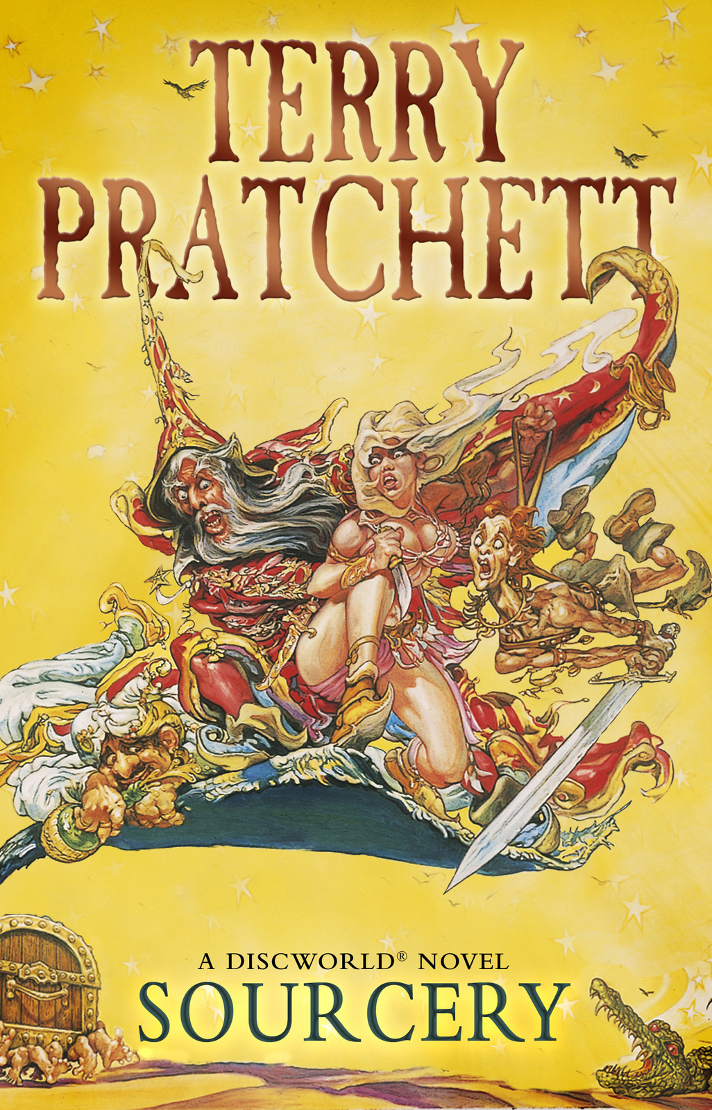 Sourcery (Discworld 5 - Rincewind/The Wizards) (UK Ed.) by Terry Pratchett image