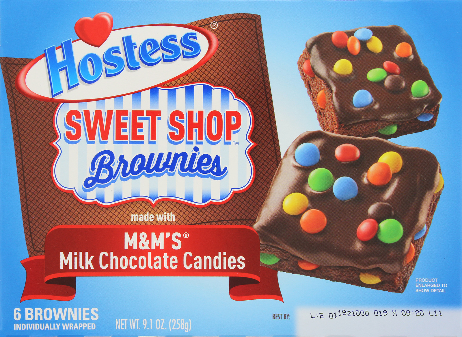 Hostess Sweet Shop Brownies with M&Ms 6pk image