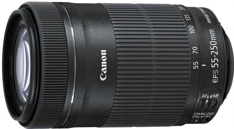 Canon EF-S 55-250mm F/4-5.6 IS STM EF-S Mount Lens