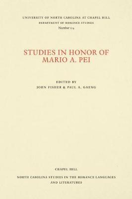 Studies in Honor of Mario A. Pei image