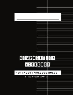 College Ruled Composition Notebook by Nadine Pitt image