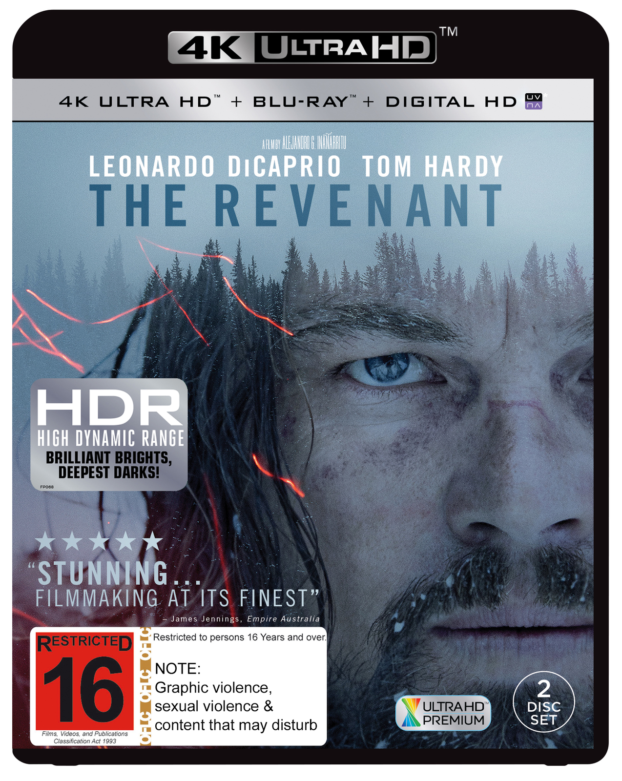 The Revenant on Blu-ray, UHD Blu-ray, UV image