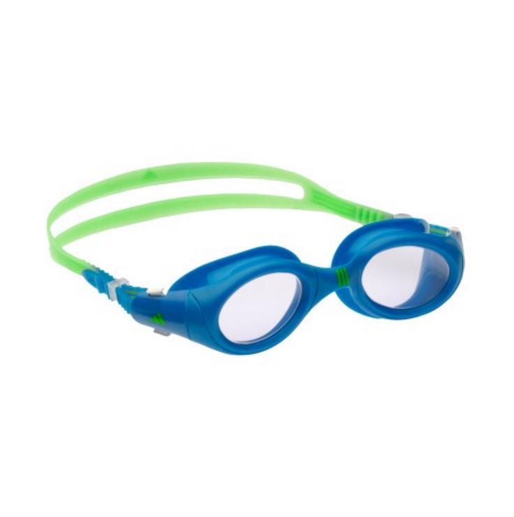 Adidas Aquazilla Junior Goggles - Clear Lens (Blue/Lime)