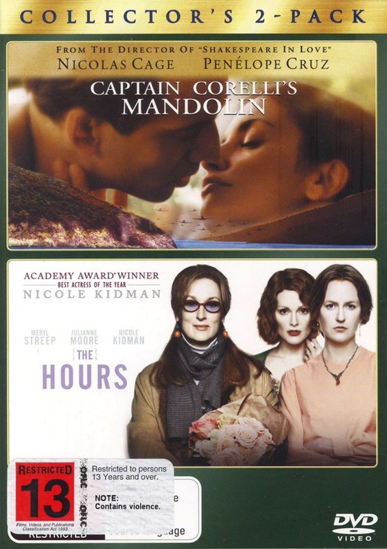 Captain Corelli's Mandolin / Hours, The (2 Disc Set) on DVD