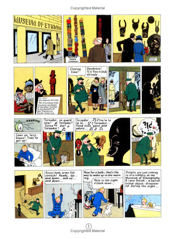 Tintin and the Broken Ear (The Adventures of Tintin #6) by Herge image