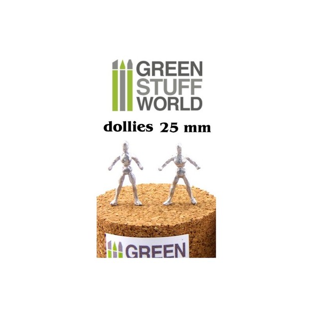 Green Stuff World Sandsäcke 25 Stück - Flexible Figuren Bases