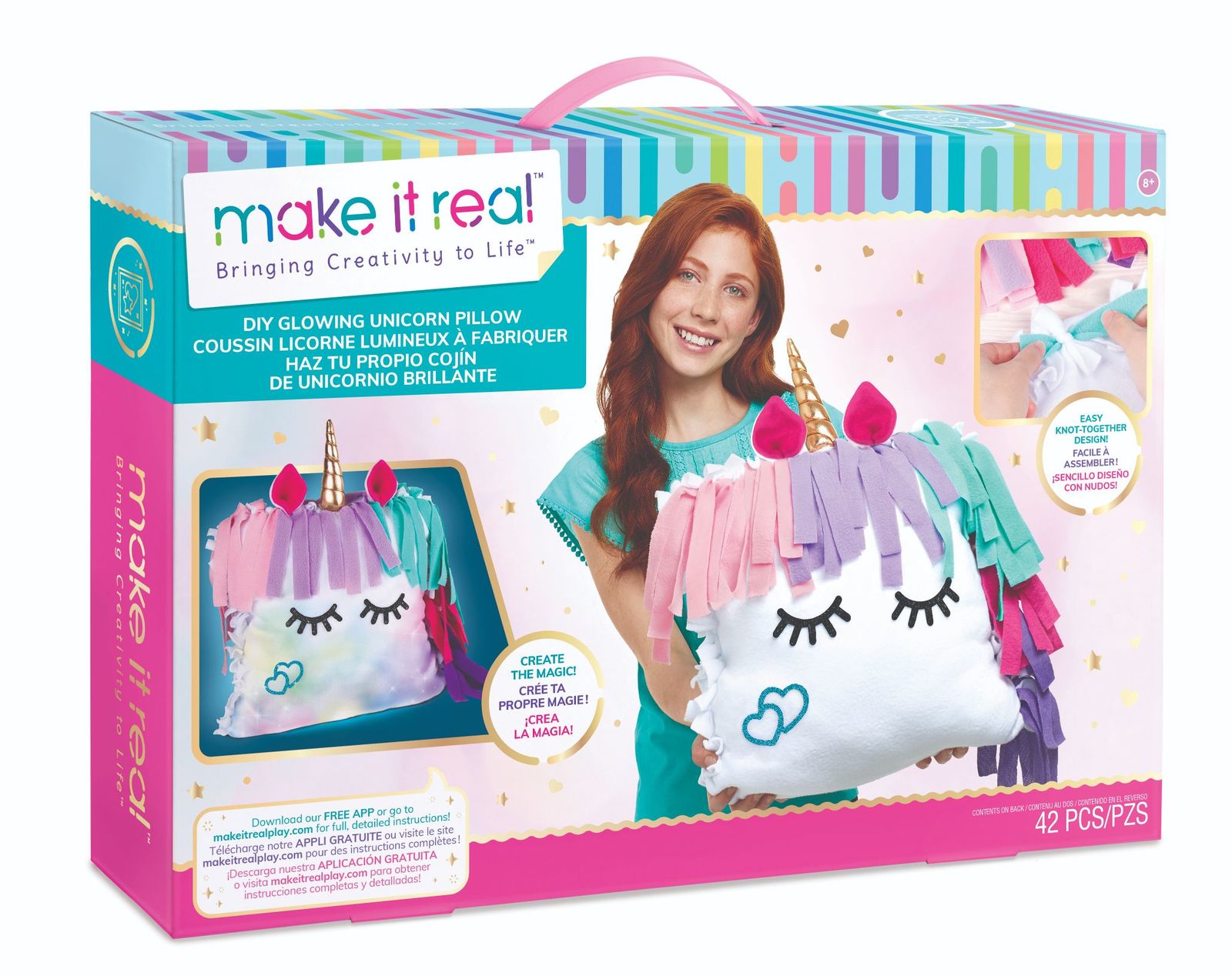 Buy DIY Glowing Unicorn Pillow at Mighty Ape NZ