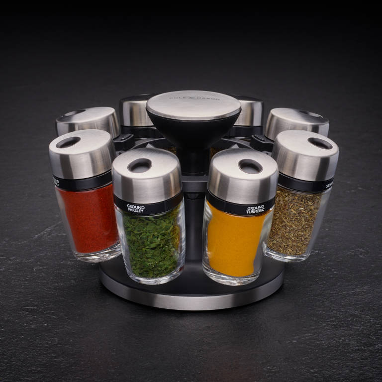 Cole & Mason Herb & Spice Carousel Jar at Mighty Ape NZ