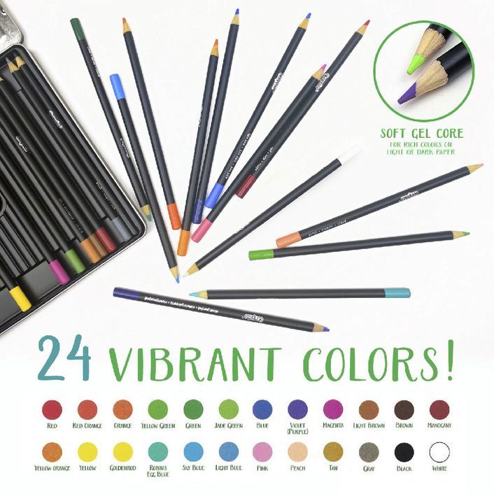 Crayola: Signature - Blend & Shade Coloured Pencil Set (24pc) image