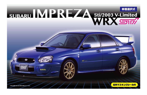 subaru impreza miniature