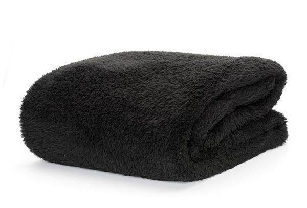 Snug Rug Sherpa Throw Blanket - Black