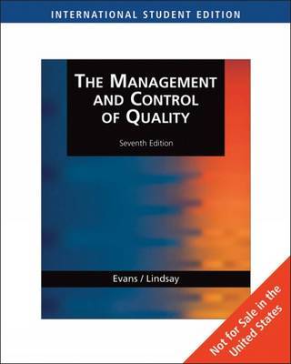 Management and Control of Quality by James Evans image