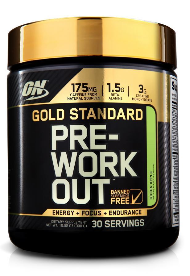 Optimum Nutrition Gold Standard Pre-Workout - Green Apple image