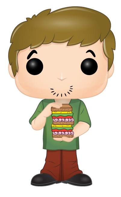 Scooby Doo - Shaggy (with Sandwich) Pop! Vinyl Figure image