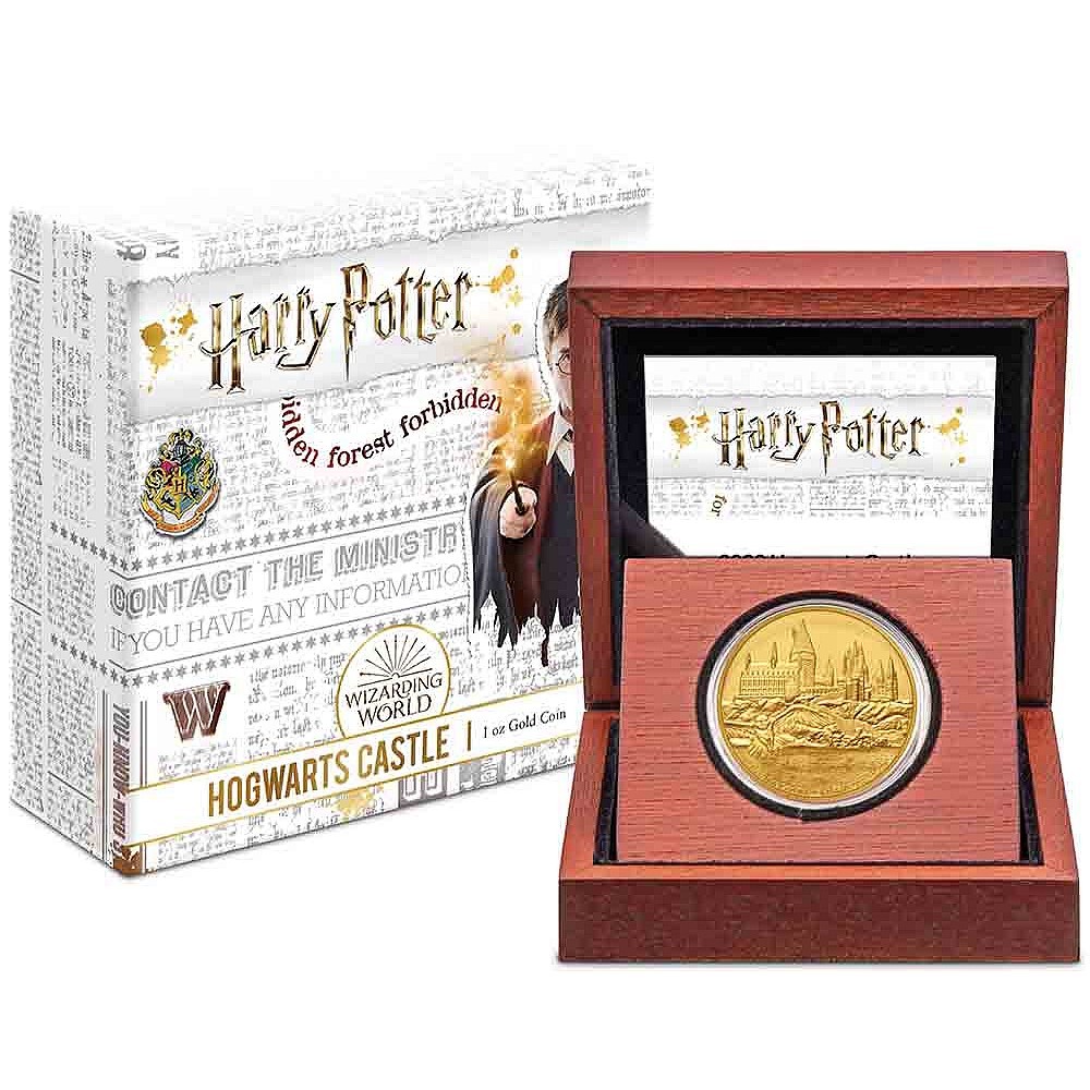 Harry Potter Gold Coin Hogwarts Castle at Mighty Ape NZ