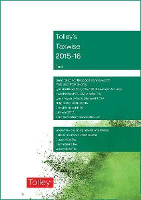 Tolley's Taxwise I 2015-16 by Rebecca Benneyworth image