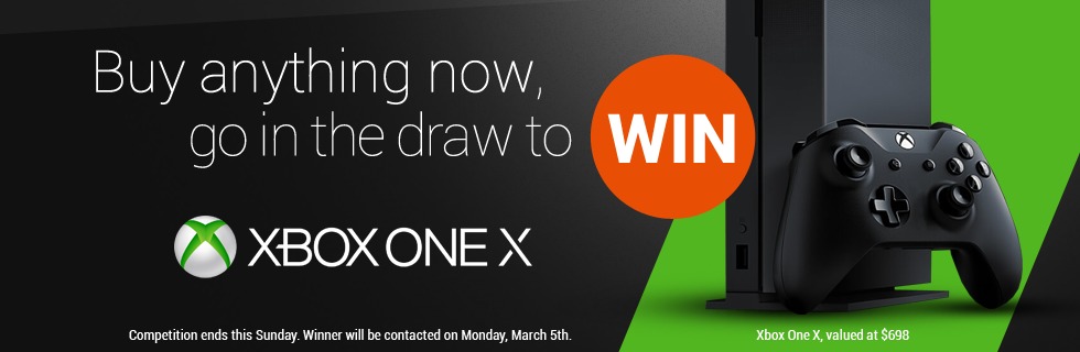Buy Anything Today Go In The Draw To Win An Xbox One X At Mighty
