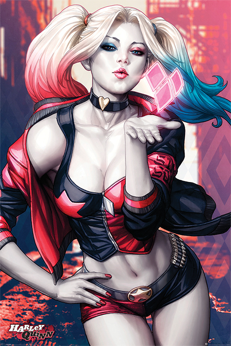 Harley Quinn Maxi Poster - Blowing Kiss (825) image