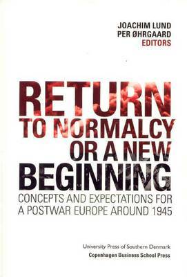 return to normalcy Harding's return to normalcy harding was the compromise candidate of the republican party he campaigned on the slogan return to normalcy by. return to normalcy Harding's return to normalcy harding was the compromise candidate of the republican party he campaigned on the slogan return to normalcy by.