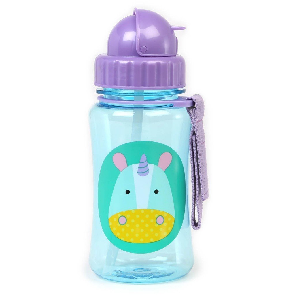 Skip Hop: Zoo Straw Bottle - Unicorn image