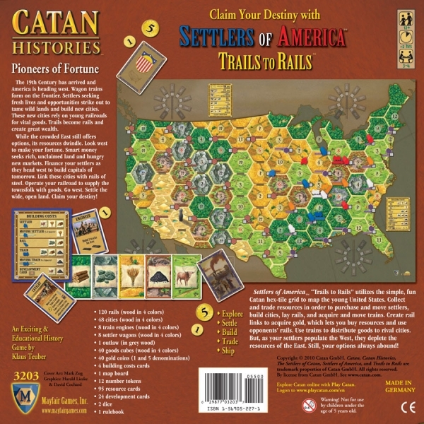 Catan Histories: Settlers of America: Trails to Rails image