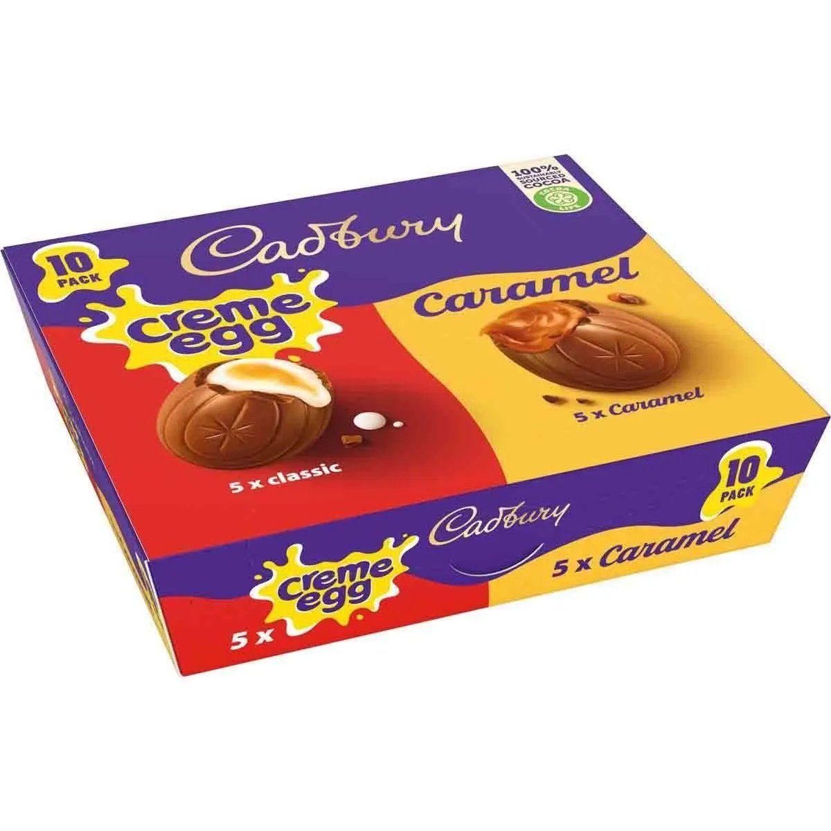 Cadbury Creme Eggs & Caramel Eggs Box Images at Mighty Ape NZ