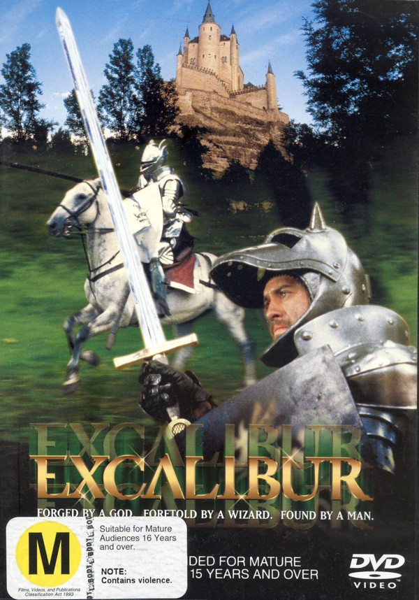 Excalibur on DVD image