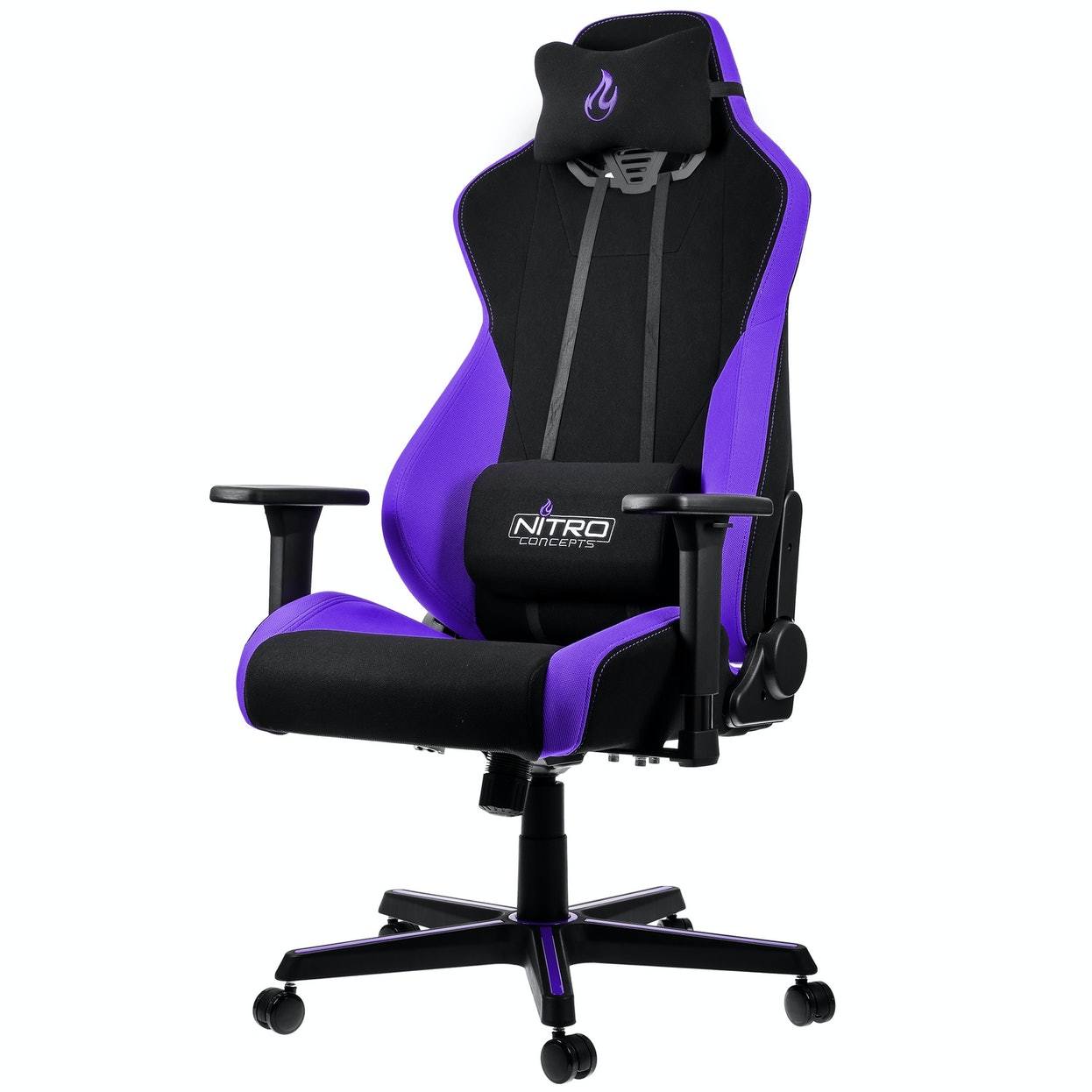 Nitro Concepts S300 Fabric Gaming Chair - Nebula Purple for image