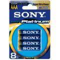 Sony AM4PTB8 Alkaline Battery AAA 8Pk Platinum Sony AM4PTB8 Alkaline Battery AAA 8Pk Platinum