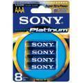 Sony AM4PTB8 Alkaline Battery AAA 8Pk Platinum