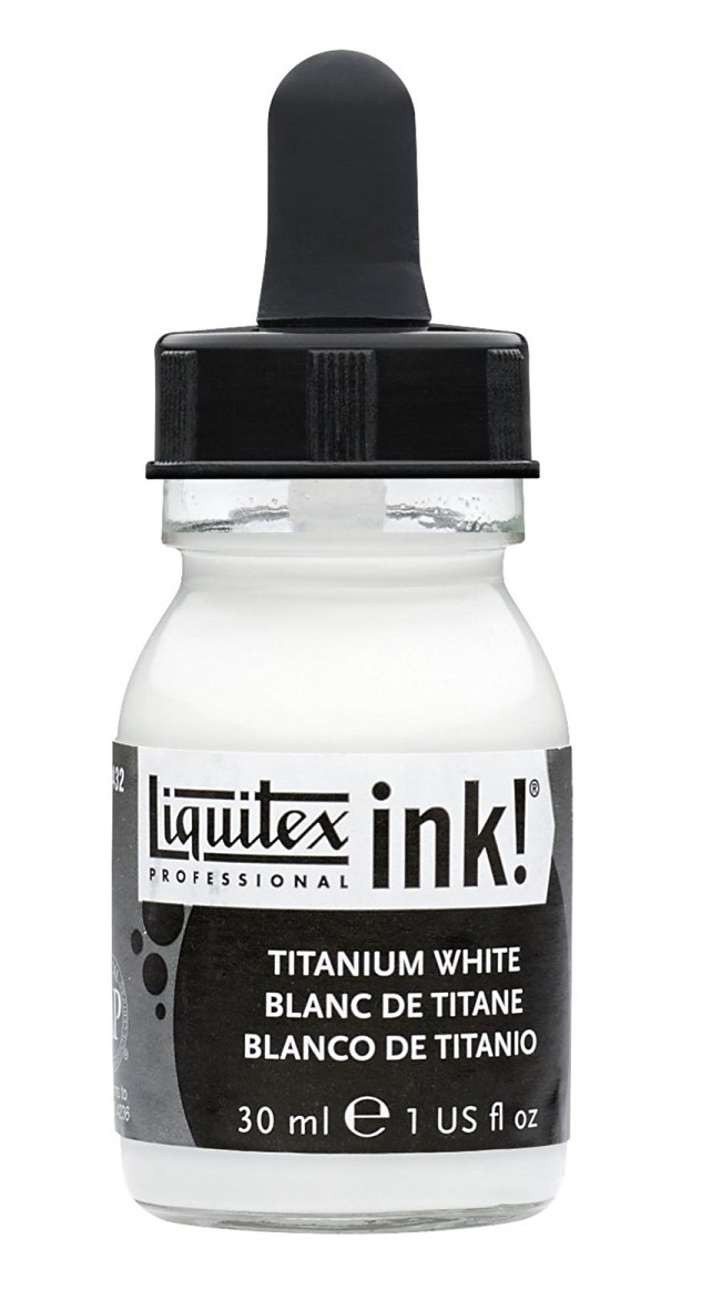 Liquitex: Acrylic Ink - Titanium White (30ml) image