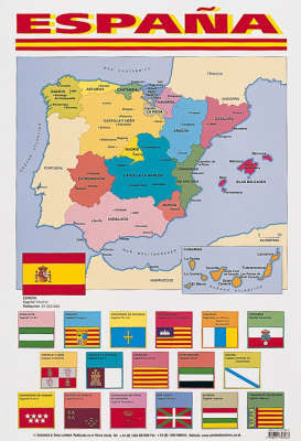 Spanish Poster - Map of Spain image