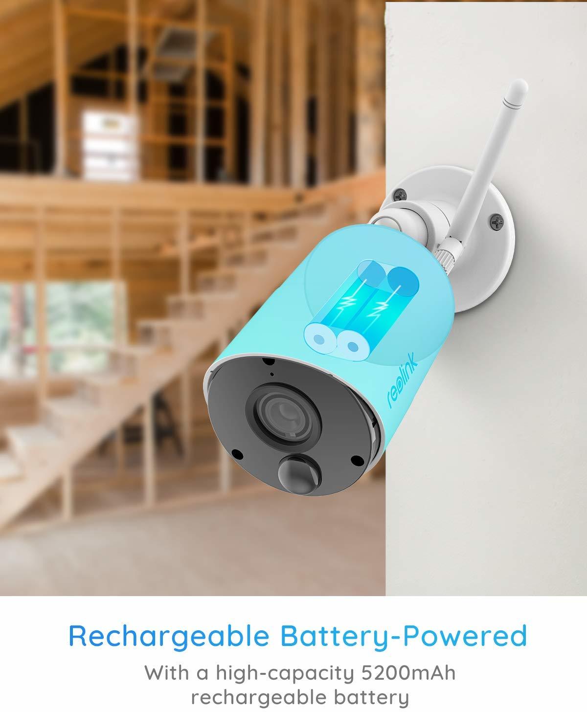 DUPE - Reolink: Argus Eco Wire-Free Rechargeable Battery or Solar Powered Security Camera image