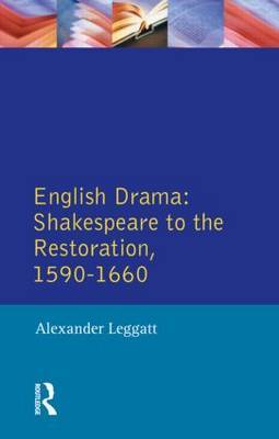 English Drama by Alexander Leggatt image