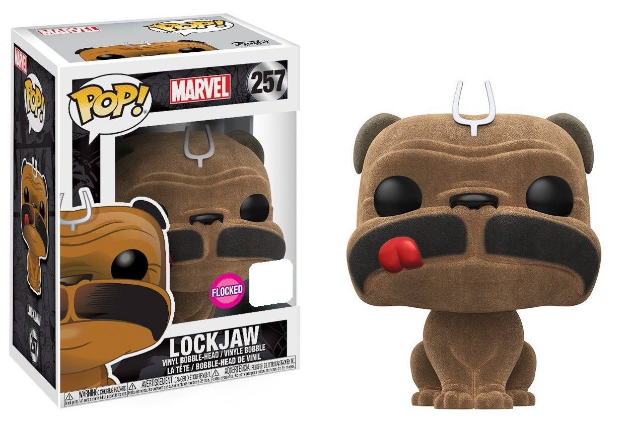 Inhumans - Lockjaw (Flocked Ver.) Pop! Vinyl Figure (LIMIT - ONE PER CUSTOMER) image