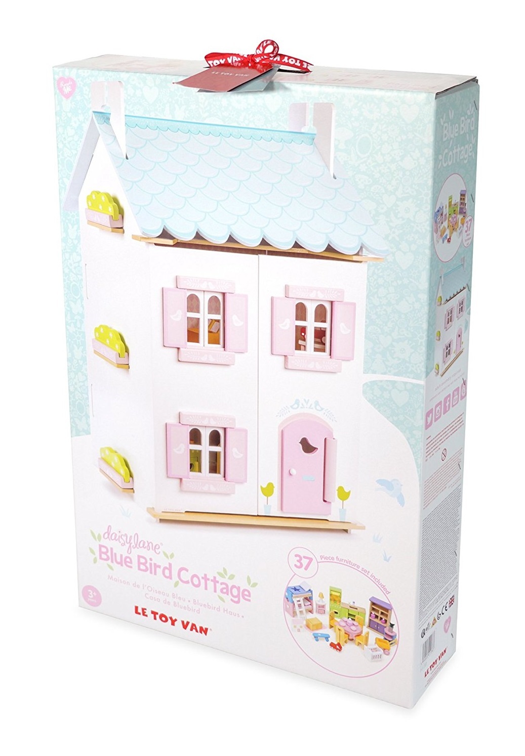 Le Toy Van: Blue Bird Cottage - with Furniture