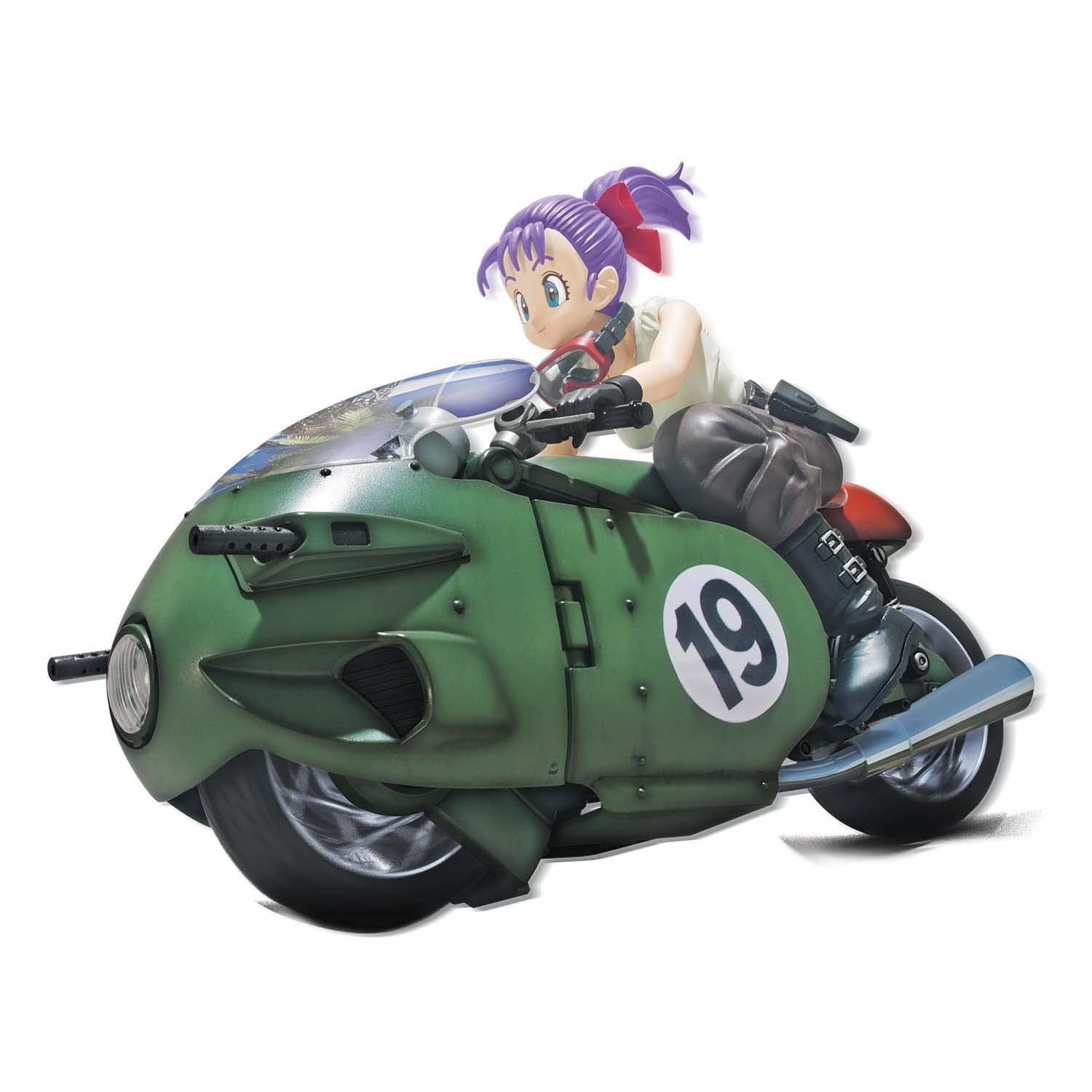Dragon Ball: Figure-rise Mechanics 19: Bulma with a Transforming Motorbike - Model Kit image