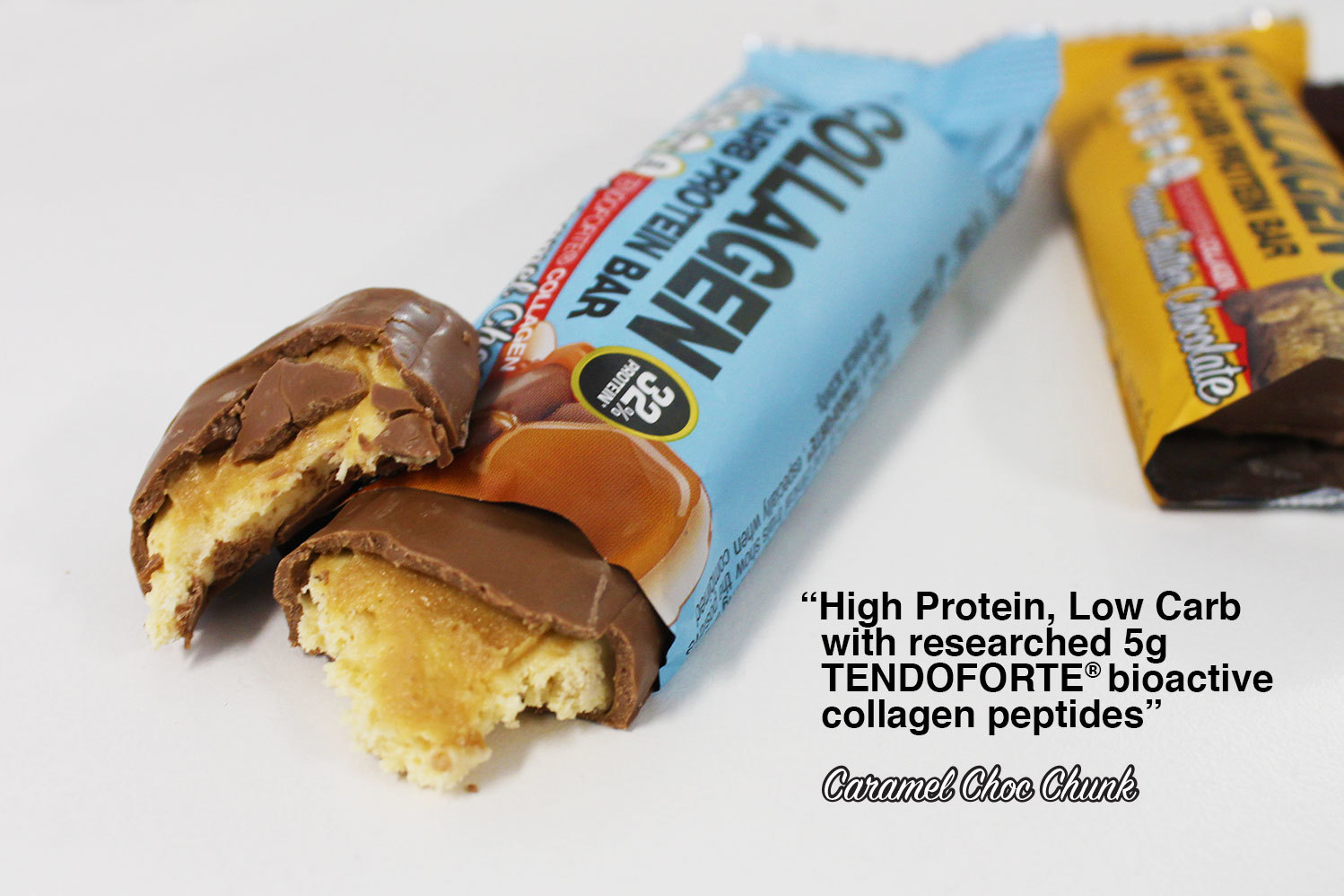 Buy Body Science BSC Collagen Low Carb Protein Bar Caramel Choc Chunk