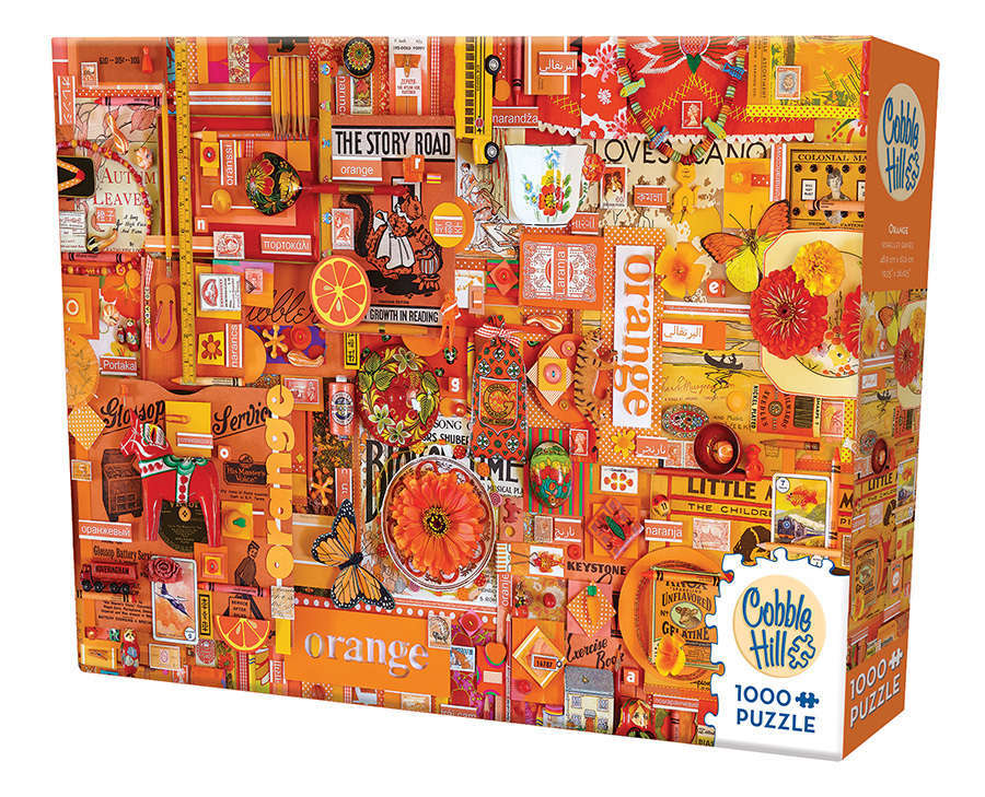 Cobble Hill: The Rainbow Project (Orange) - 1000pc Puzzle image