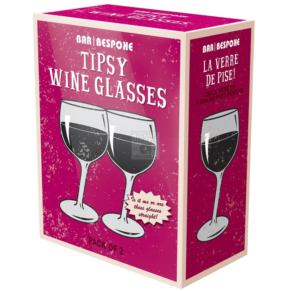 Tipsy Wine Glasses image