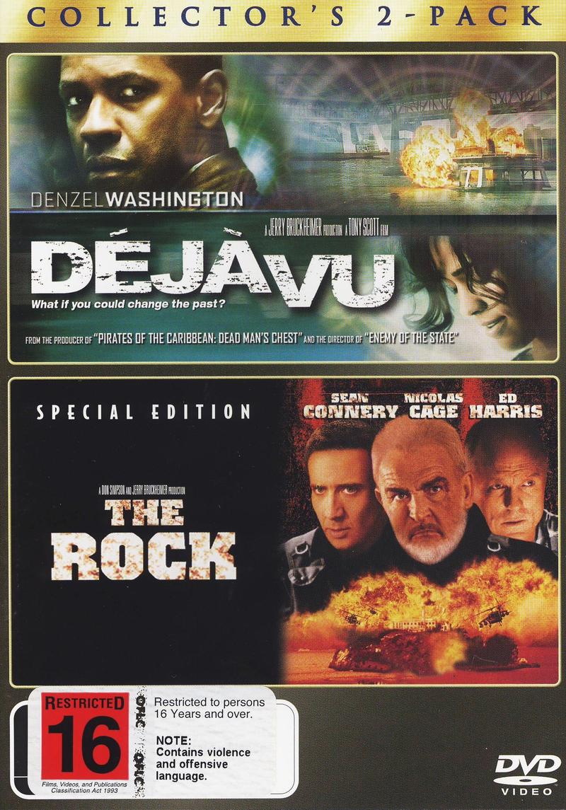 Deja Vu / The Rock - Collector's 2-Pack (2 Disc Set) on DVD image