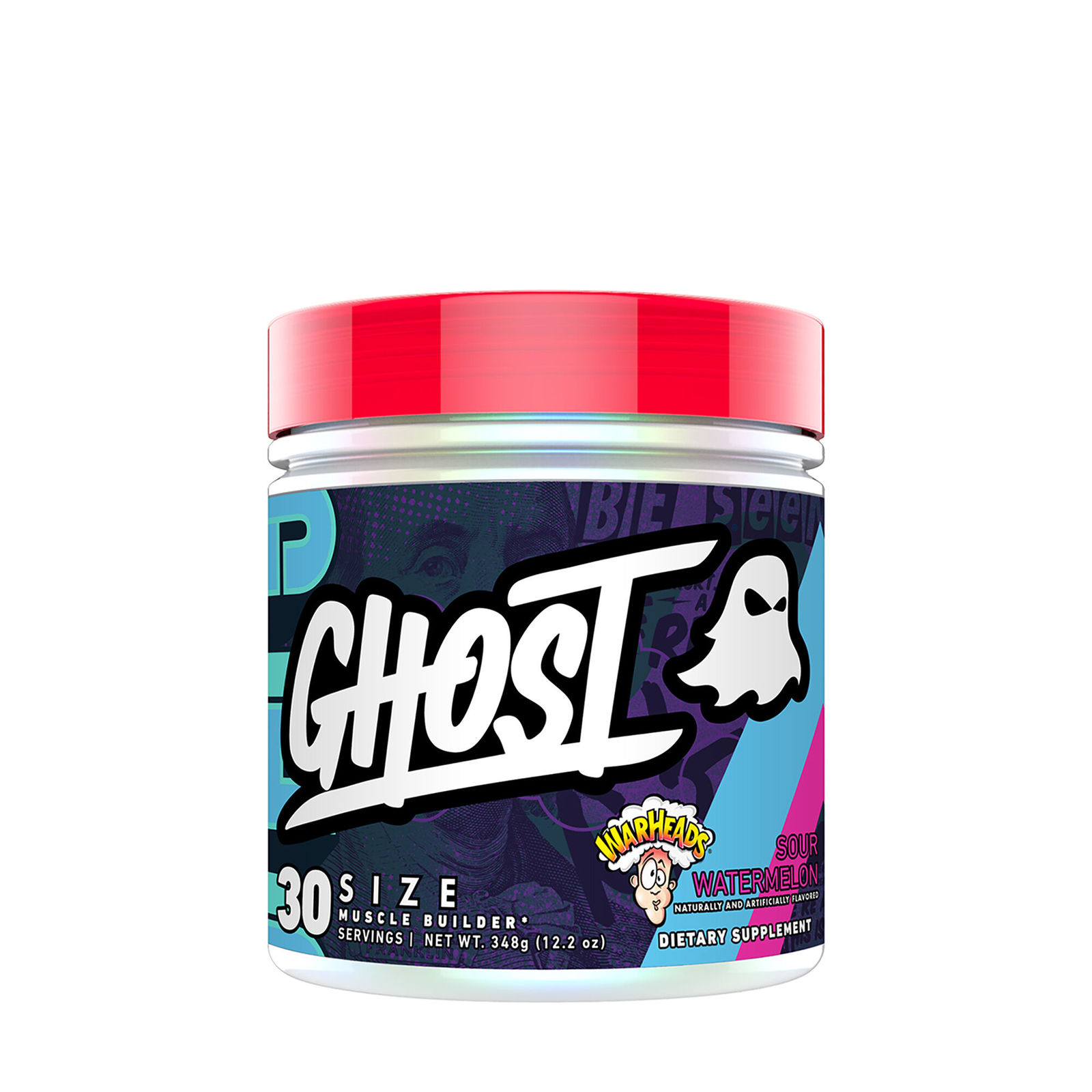 Buy Ghost Size Creatine Muscle Builder Warheads Sour Watermelon (30