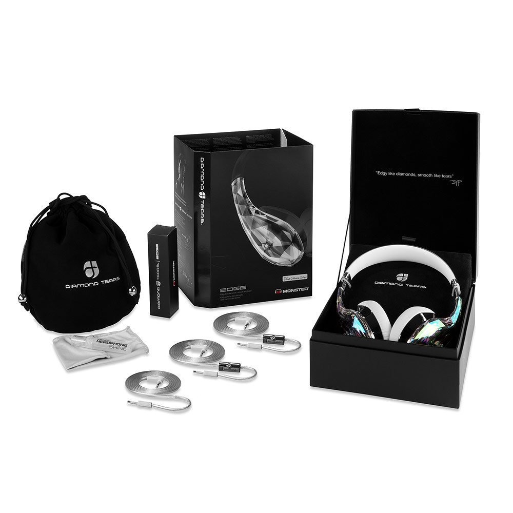 Ear Headphones - Clear Diamond (Crystal 