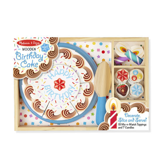 Melissa & Doug: Birthday Party Wooden Birthday Cake